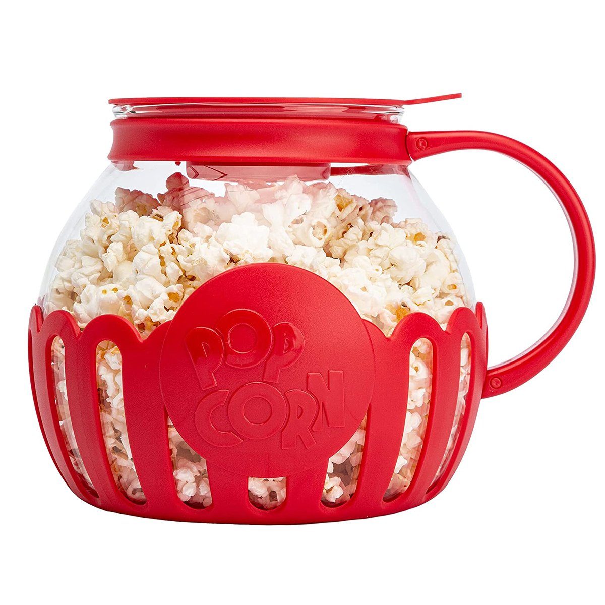 KÜLER Popcornmaschine Popcorn Maker, Mikrowellen-Popcorn-Kessel, Popcorn-Eimer Dose, Popcornmaschine für die Mikrowelle, spülmaschinenfest zur Reinigung