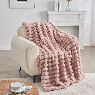 Wohndecke Warm und Weich aus 100% Polyester, 130x160cm, Ulife