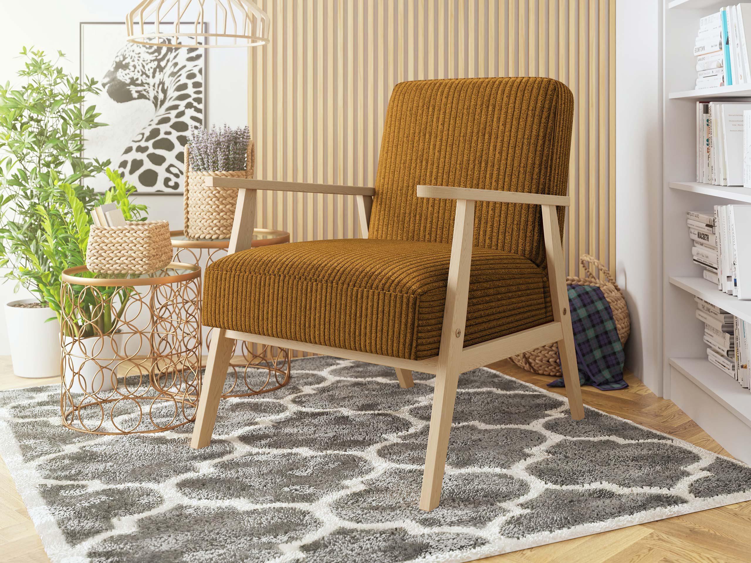 MIRJAN24 Sessel Retro Cord (mit Wellenfeder), günstig online kaufen