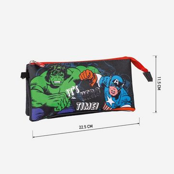 The AVENGERS Federtasche The avengers Dreifaches Mehrzweck-Etui The Avengers Bunt 22,5 x 2,5 x