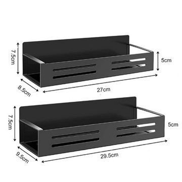 Coonoor Ablageregal Magnetisches Regal, Stark magnetisch wandmontiert, Mit Ablaufloch, Kein Bohren erforderlich