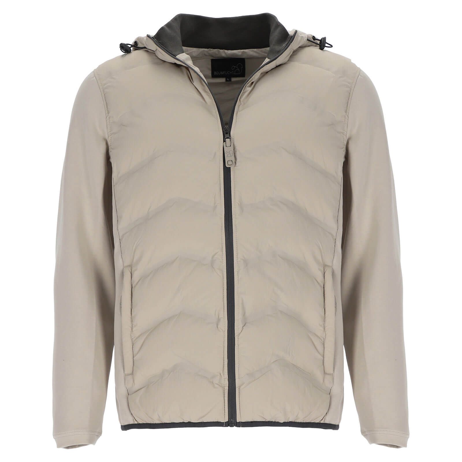 Baumfuchs Steppjacke 62247 Herren Hybridjacke mit verstellbarer Kapuze - Outdoor-Jacke Wattierung