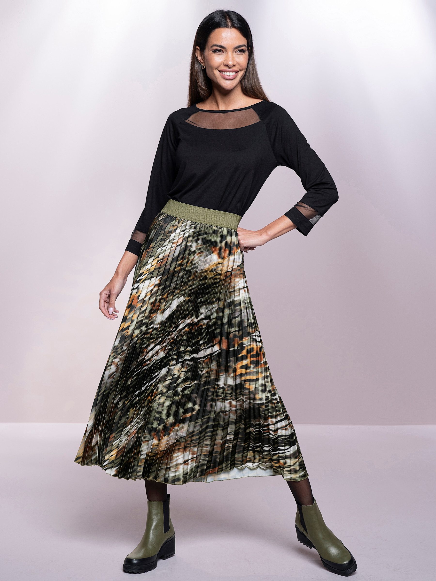 heine Stiefelette . Stiefelette Stretcheinsatz