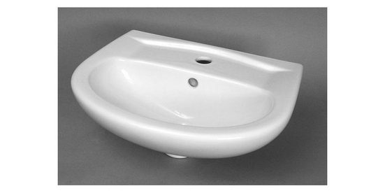 GEBERIT Waschbecken »Handwaschbecken DELTA 45 cm weiß«