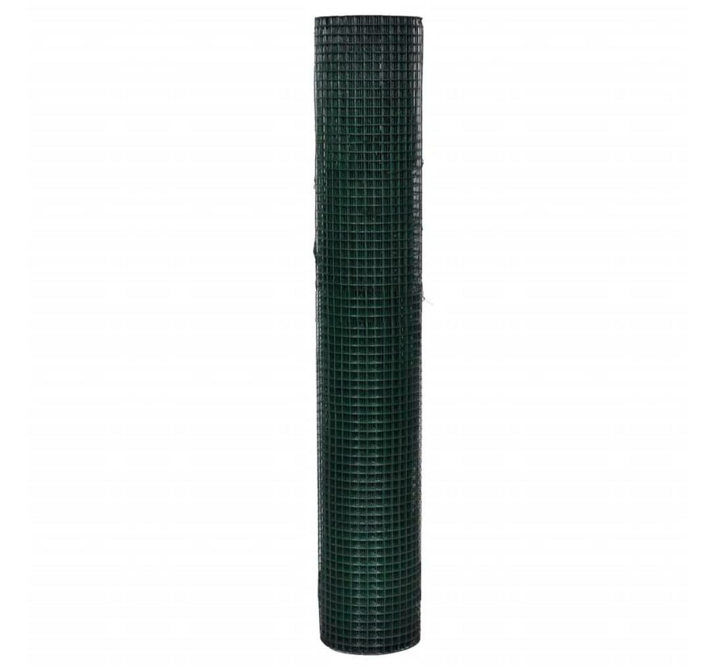 Thumbnail - vidaXL Gartenzaun Drahtzaun für Hühner Verzinkt mit PVC-Beschichtung 25x1 m Grün, (1-St)
