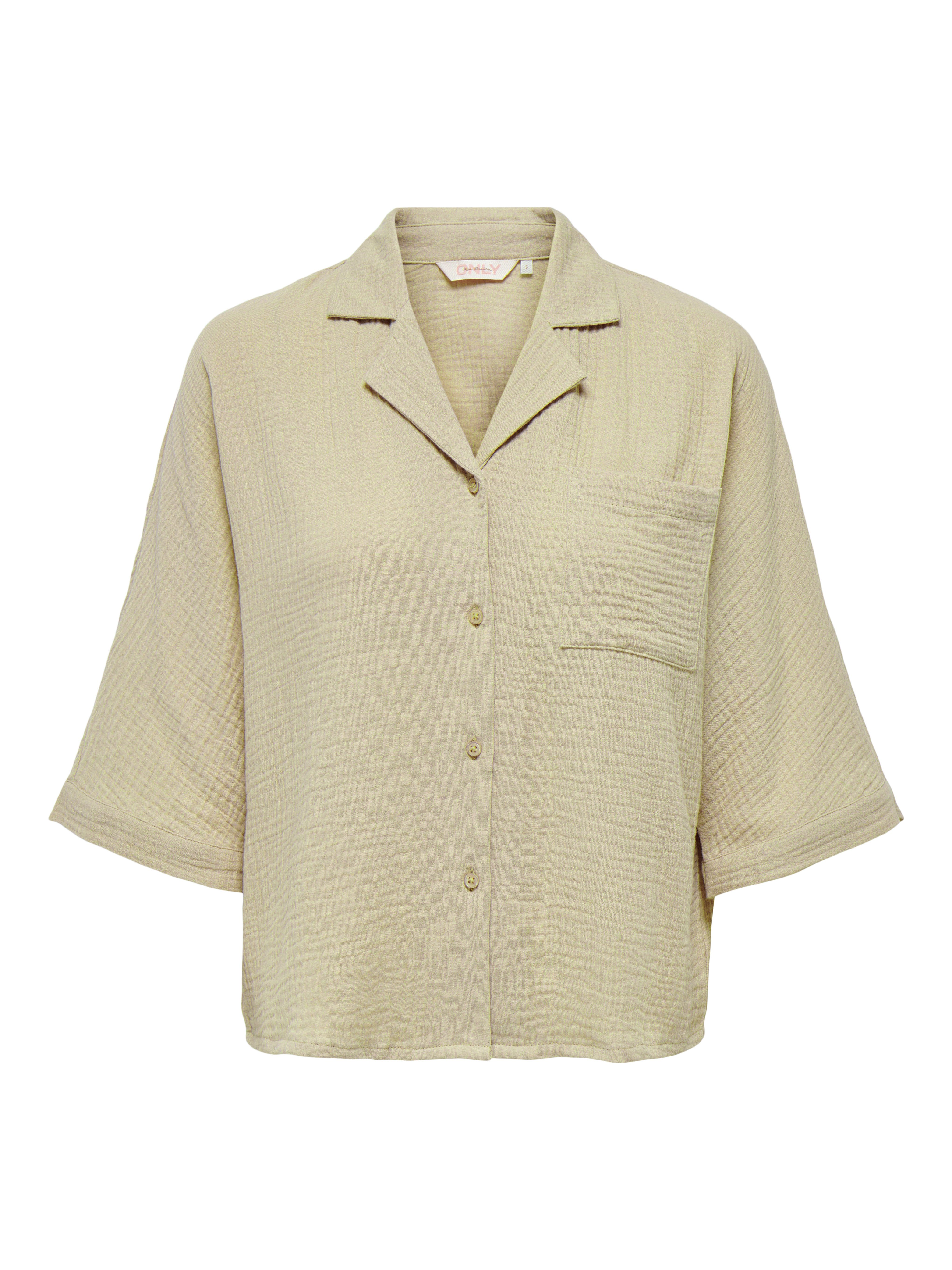 Kurzarmbluse ONLTHYRA LIFE SS SHIRT NOOS WVN