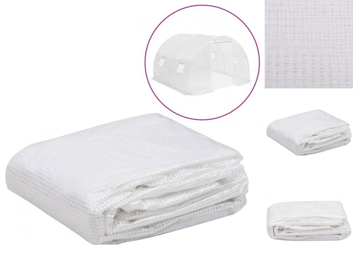 vidaXL Gewächshaus Gewächshaus Ersatz Folie Abdeckung 9 m² 3x3x2 m Transparent weiß | Rabatt: 24%