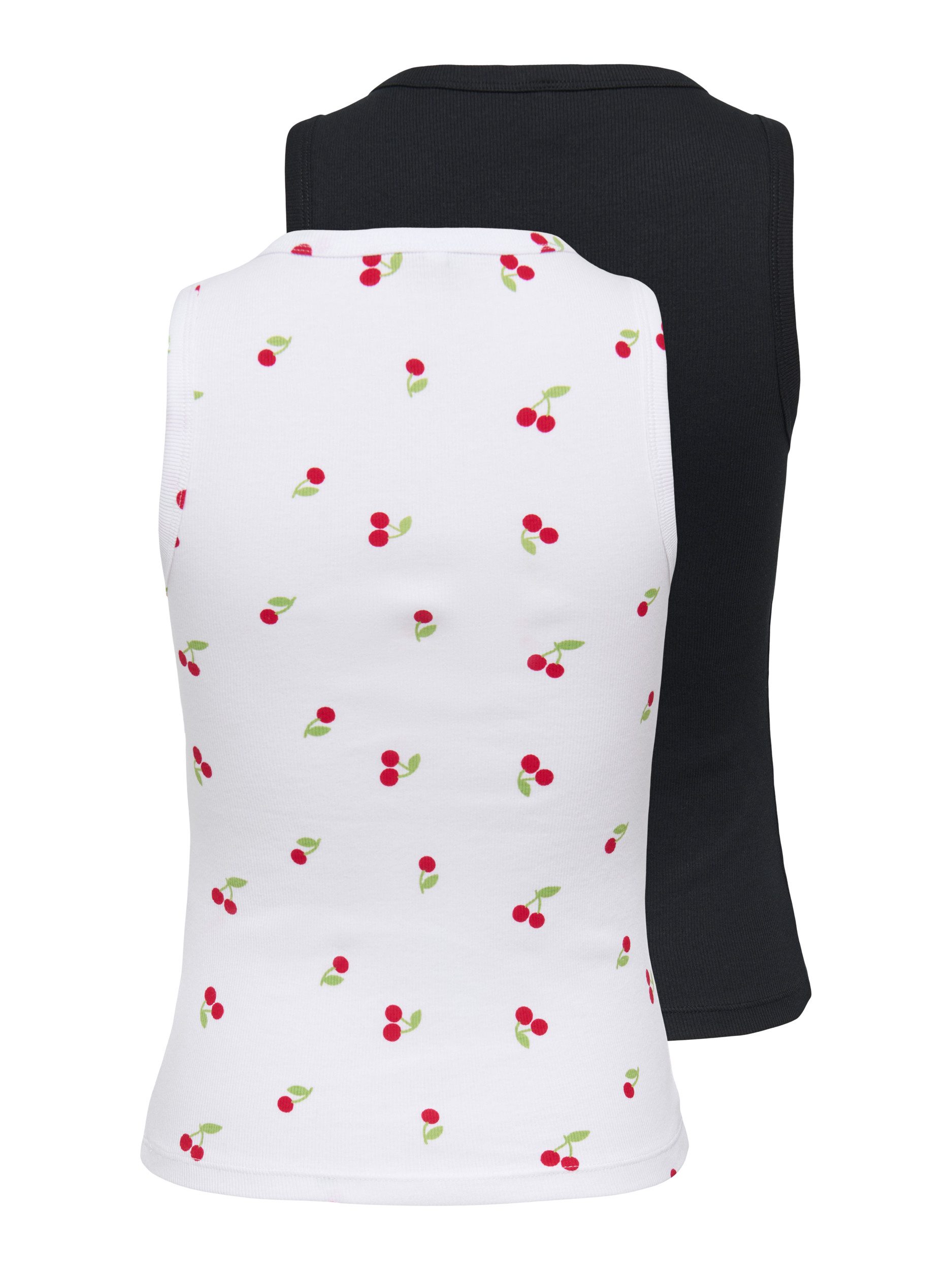 ONLY Shirttop ONLSALLY TANK TOP 2 PACK AOP CS JRS (Packung, 2-tlg) günstig online kaufen