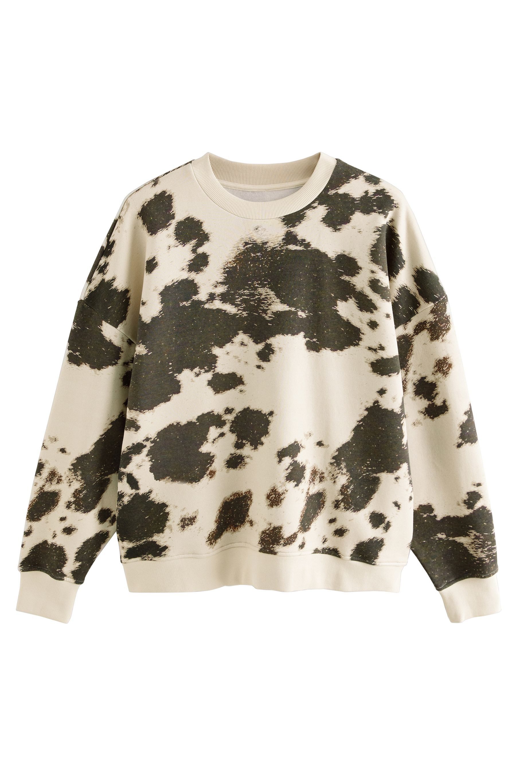 Next Sweater Sweatshirt mit durchgehendem Print (1-tlg) günstig online kaufen