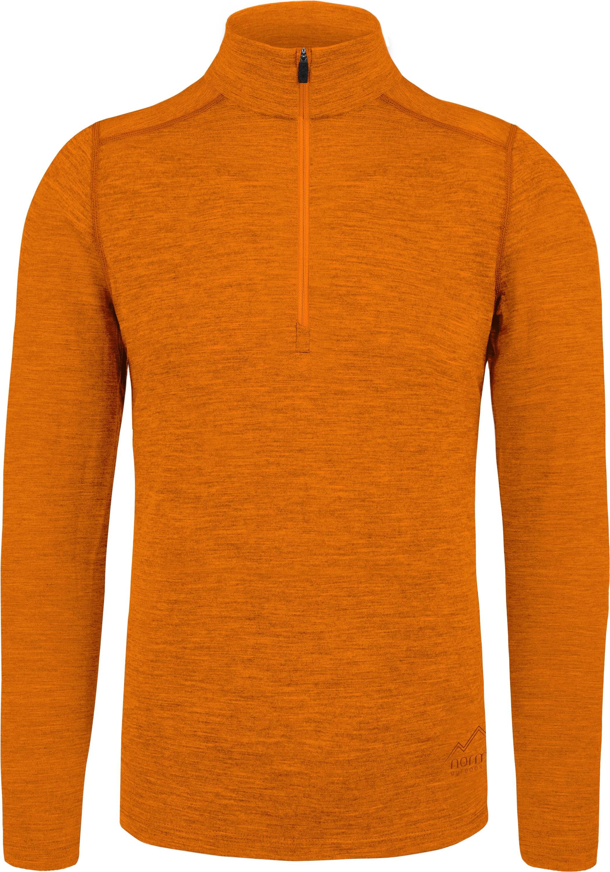 Langarmshirt Herren Merino Langarm mit 1/4 Zipper Canberra