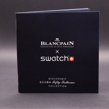 Swatch Automatikuhr Swatch X Blancpain Arctic Ocean Automatikuhr Bioceramic Scuba