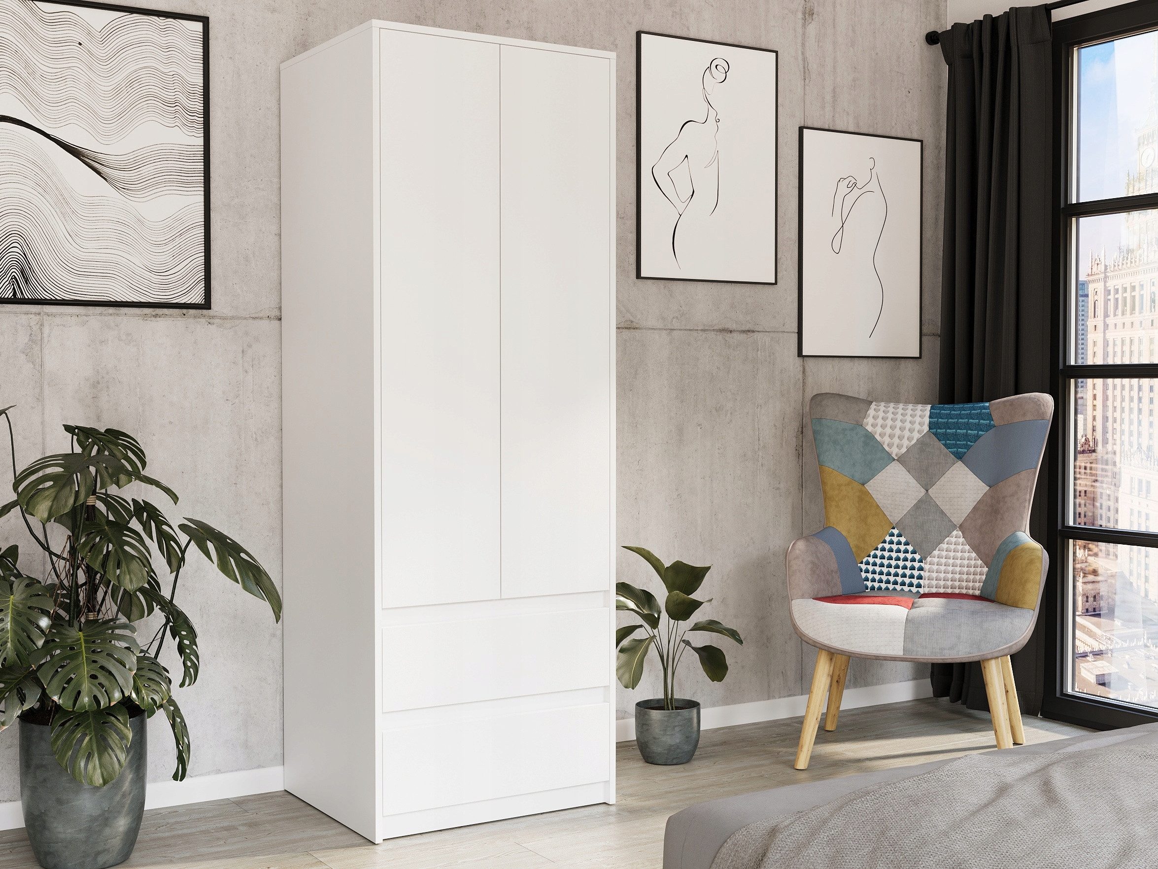 Home Collective Kleiderschrank Moderner schrank mit günstig online kaufen