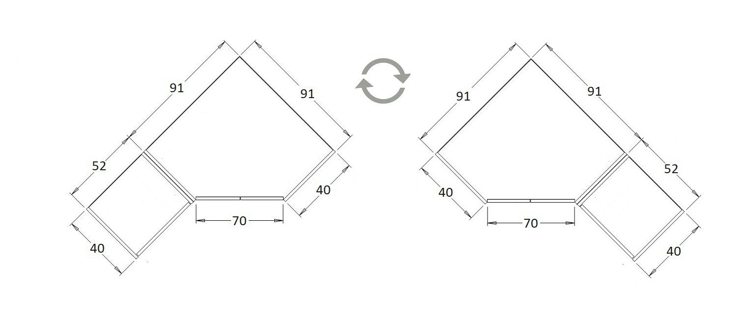 schwarz Regal Schrank-Set Softclose-Funktion mit (SET, Möbel artisan Schubladen), Set + Grant Eckschrank, Marmex 15,