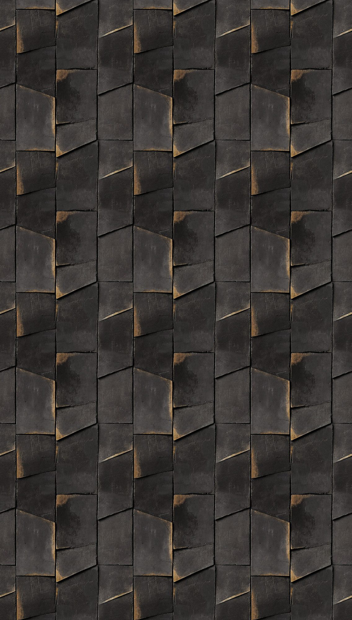 living walls Fototapete The Wall 4 Graphics – Plastische Schieferwand Vlies-Fototapete, leicht strukturiert, Steinoptik, matt, naturalistisch, (1 St), Plastische Schieferwand mit markanter 3D-Wirkung