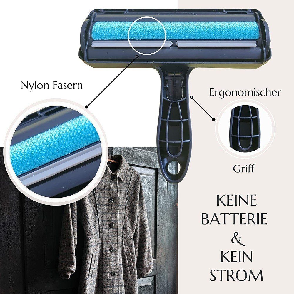 Pets & More Fusselbürste PetClean ProTierhaarZauberFusselrolle, Effizient. Tierfreundlich.