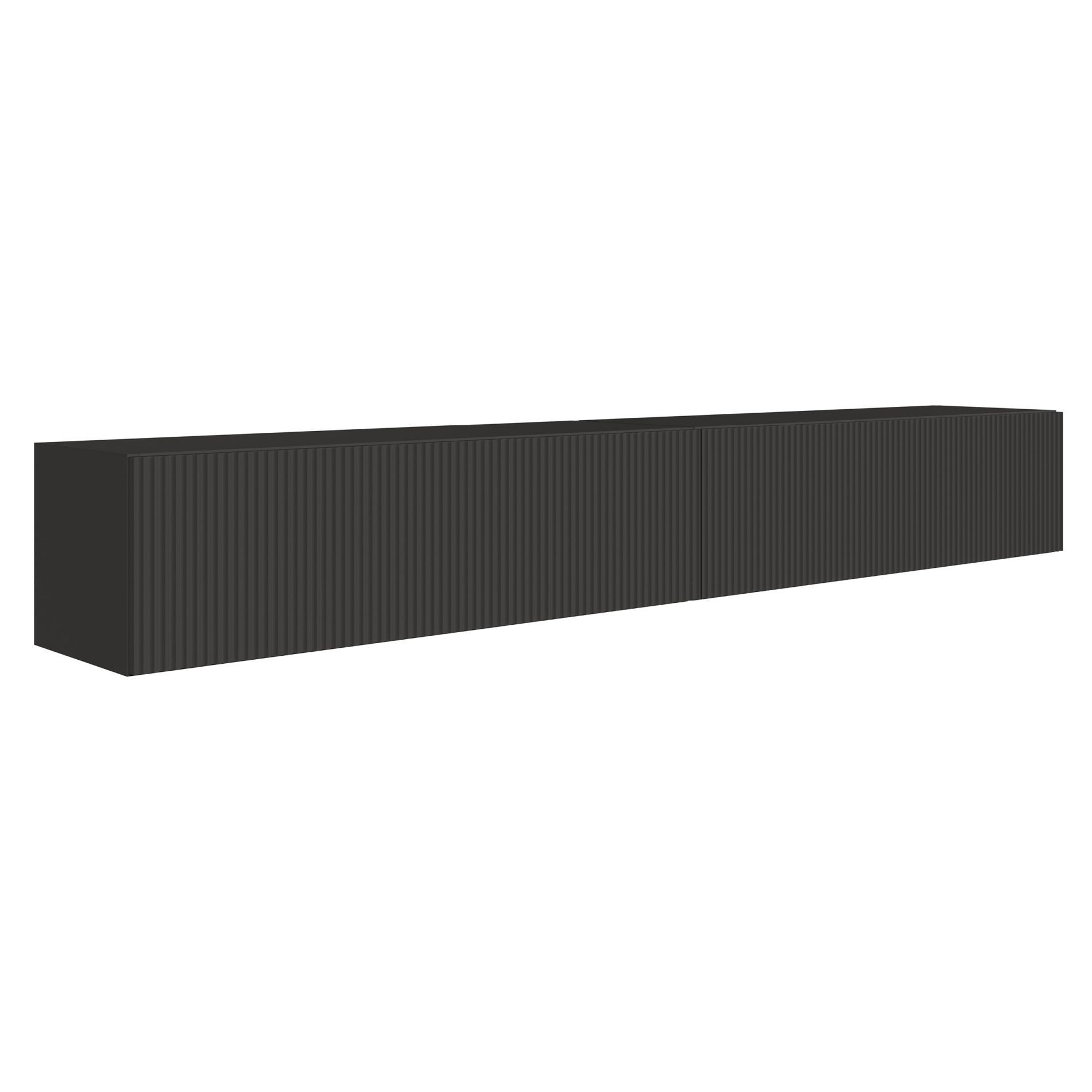Selsey TV-Schrank VELDIO TV-Lowboard hängend 100/200/300 cm, geriffelte Fro günstig online kaufen