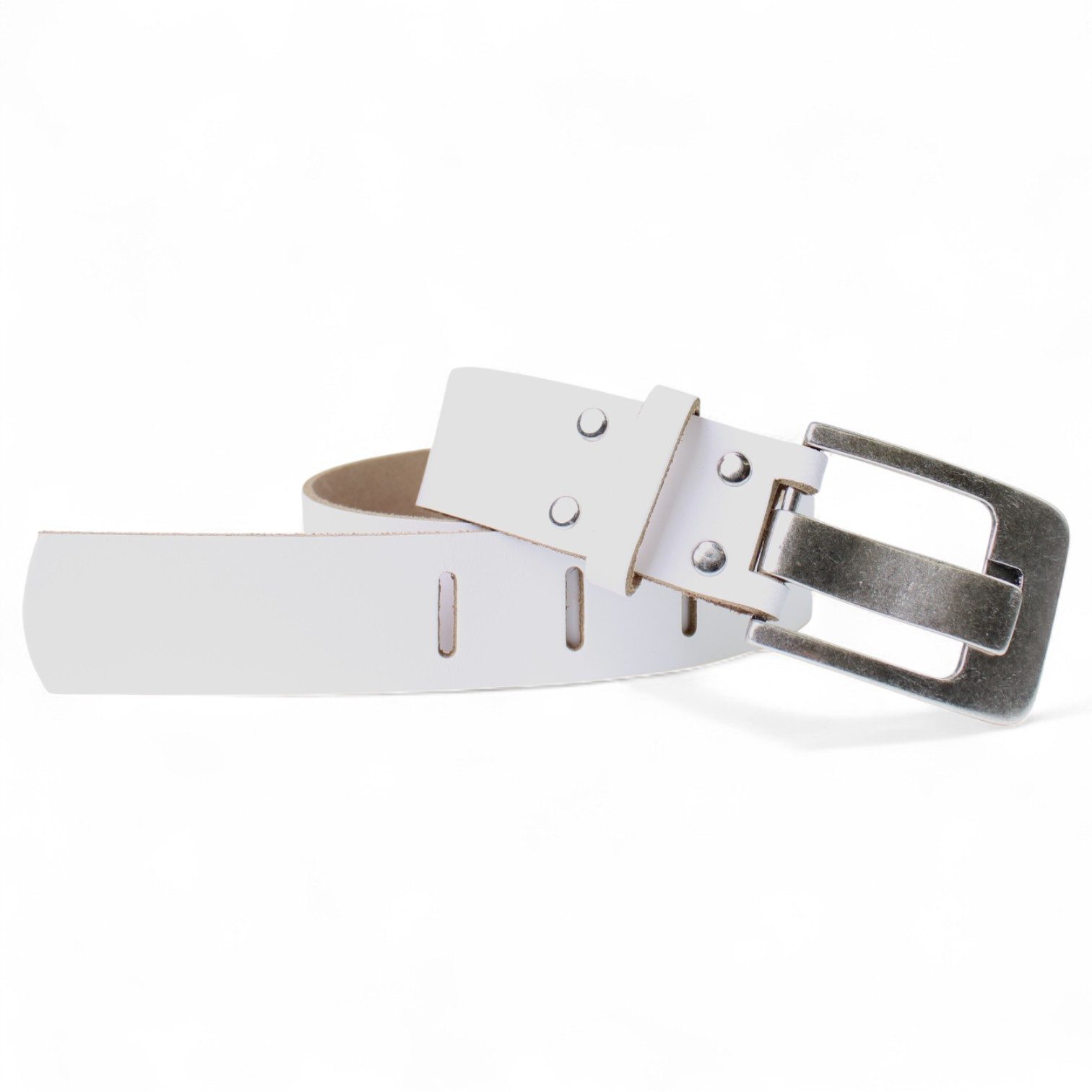 FRONHOFER Taillengürtel Damen Rindleder breit (1-St) 4 cm, Breitdorn, fürs Kleid