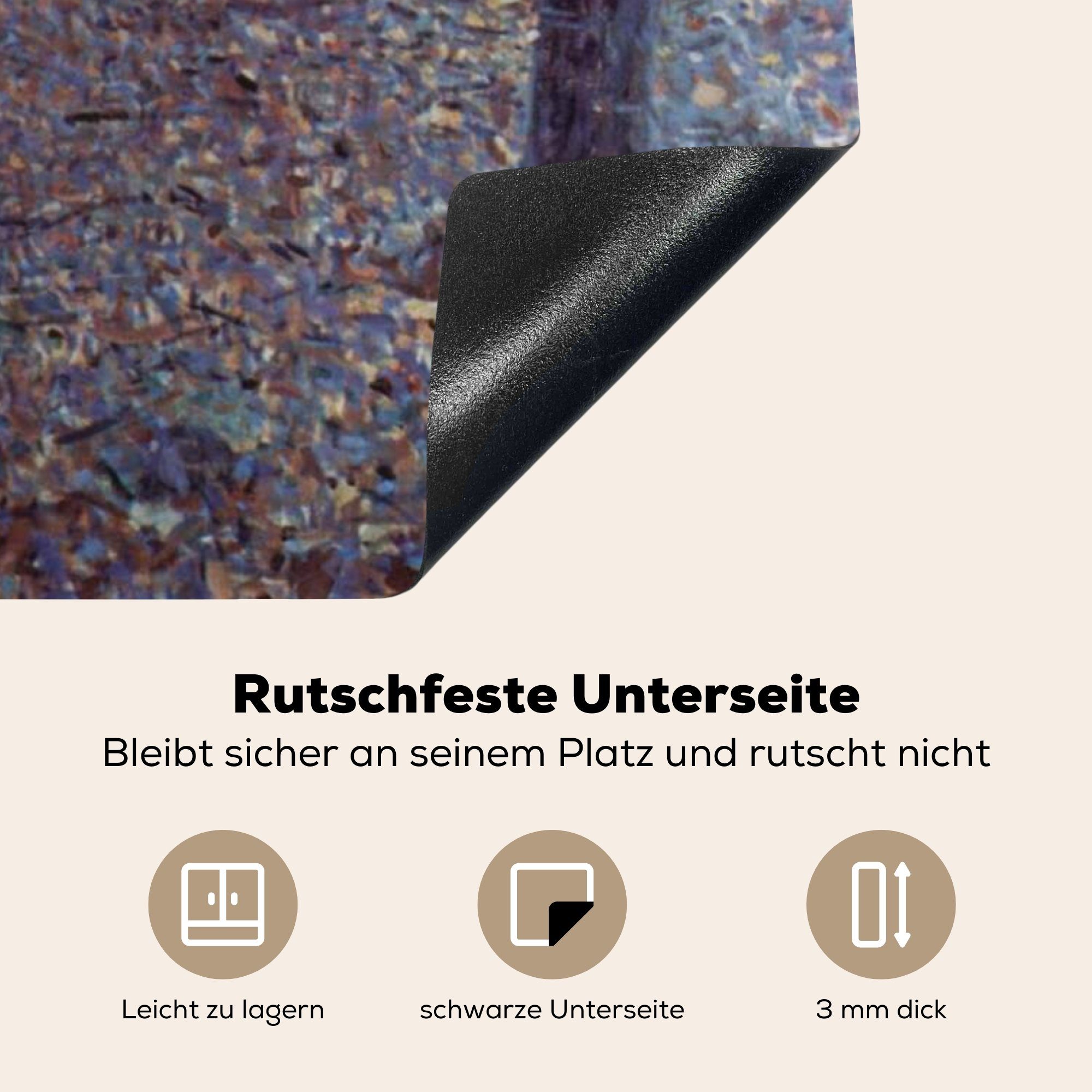 78x78 tlg), cm, MuchoWow Ceranfeldabdeckung, Gemälde Gustav Herdblende-/Abdeckplatte Buchenhain (1 - Vinyl, Arbeitsplatte küche für Klimt, von