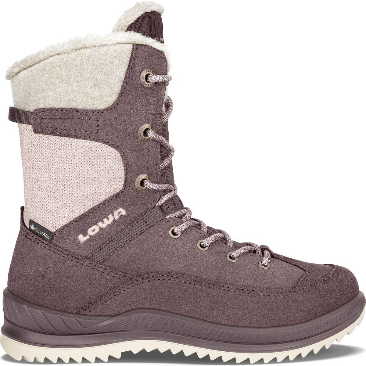 Lowa Bianca GTX Hi JR Winterstiefel Eleganter Winterschuh, der mit GORE-TEX Membran warm, trocken und