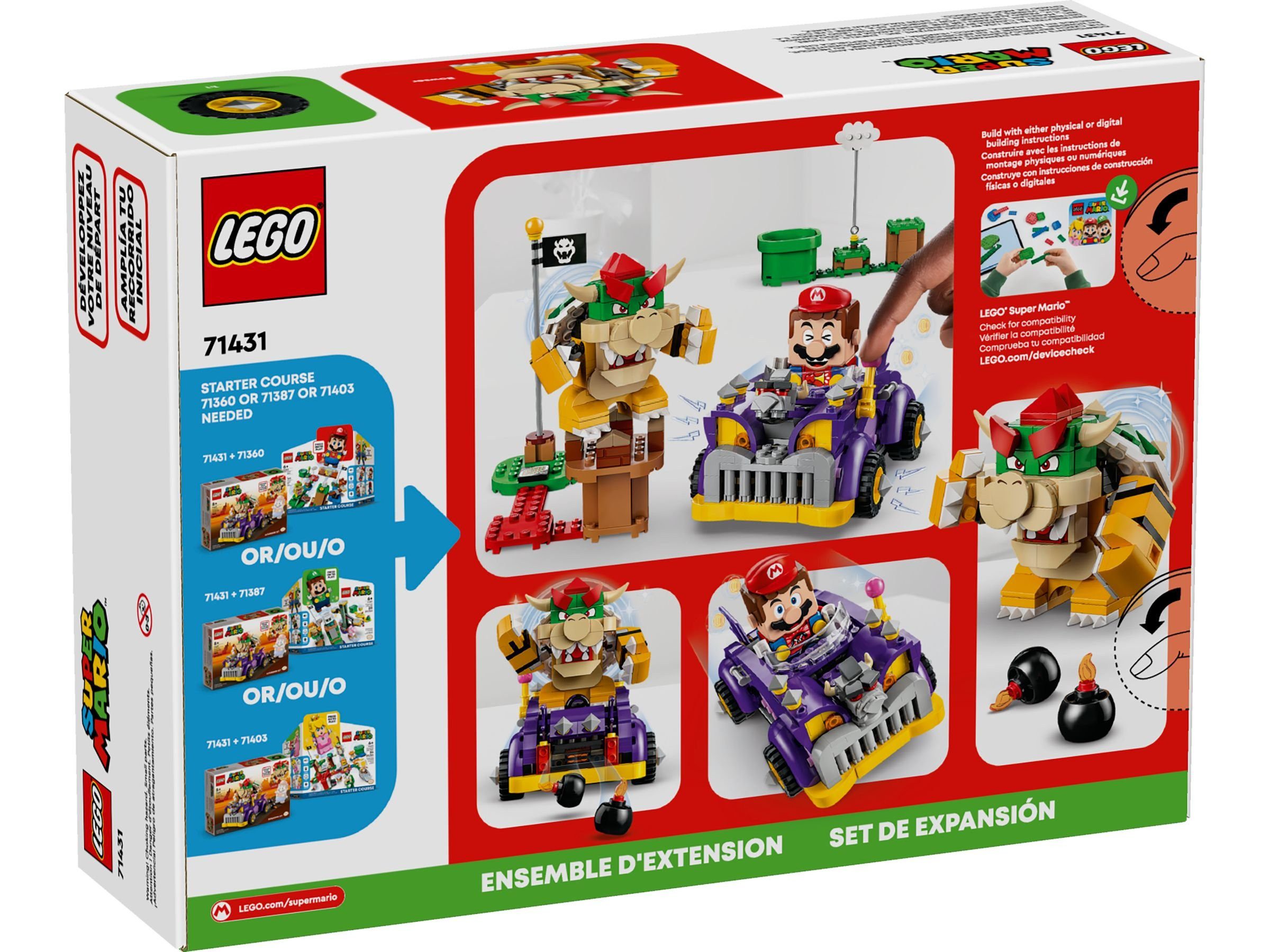 LEGO® LEGO® Super Mario 71431 Bowsers Monsterkarre Konstruktionsspielsteine günstig online kaufen