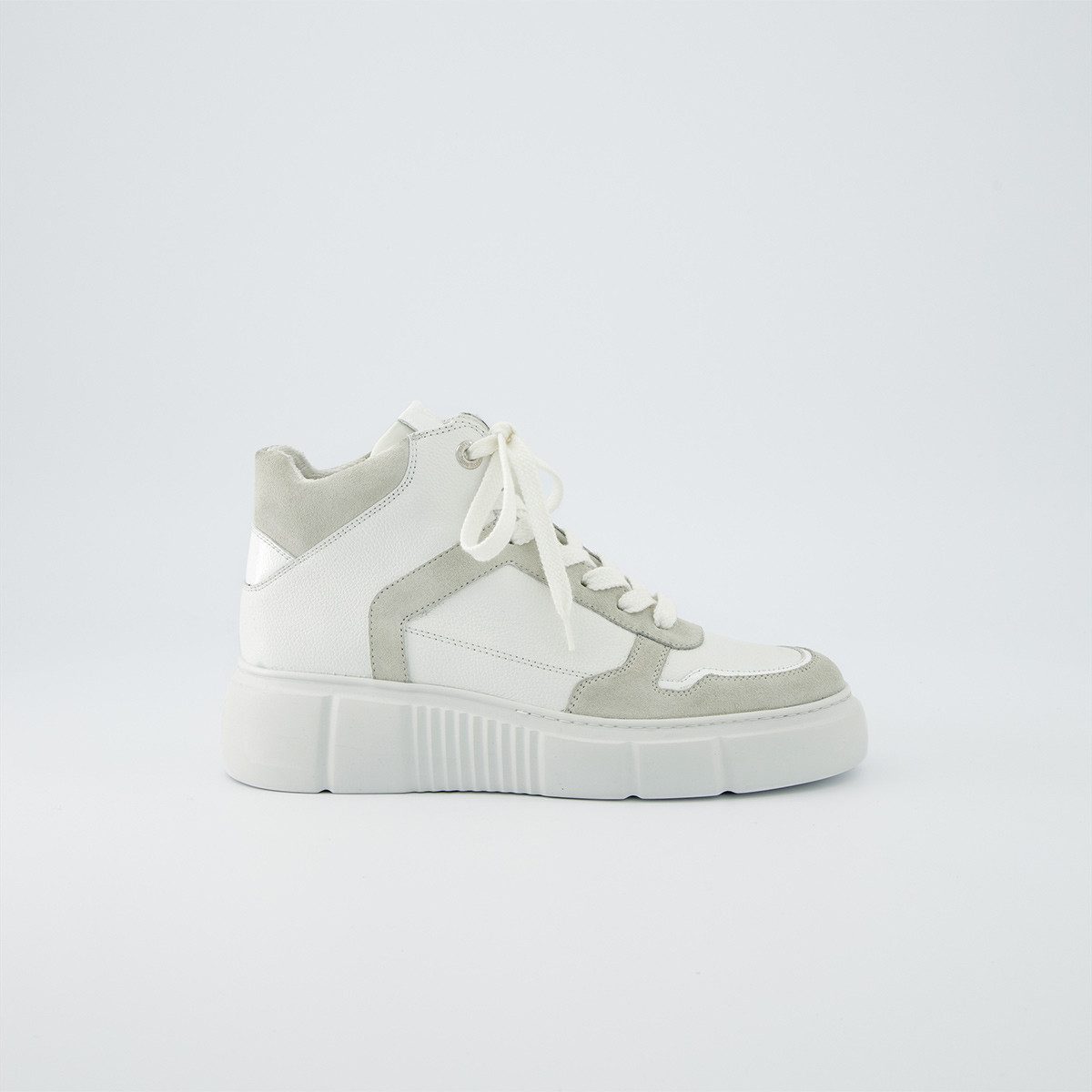 Paul Green 5407-068, Sneaker in Cremig-Weiß für Damen Sneaker