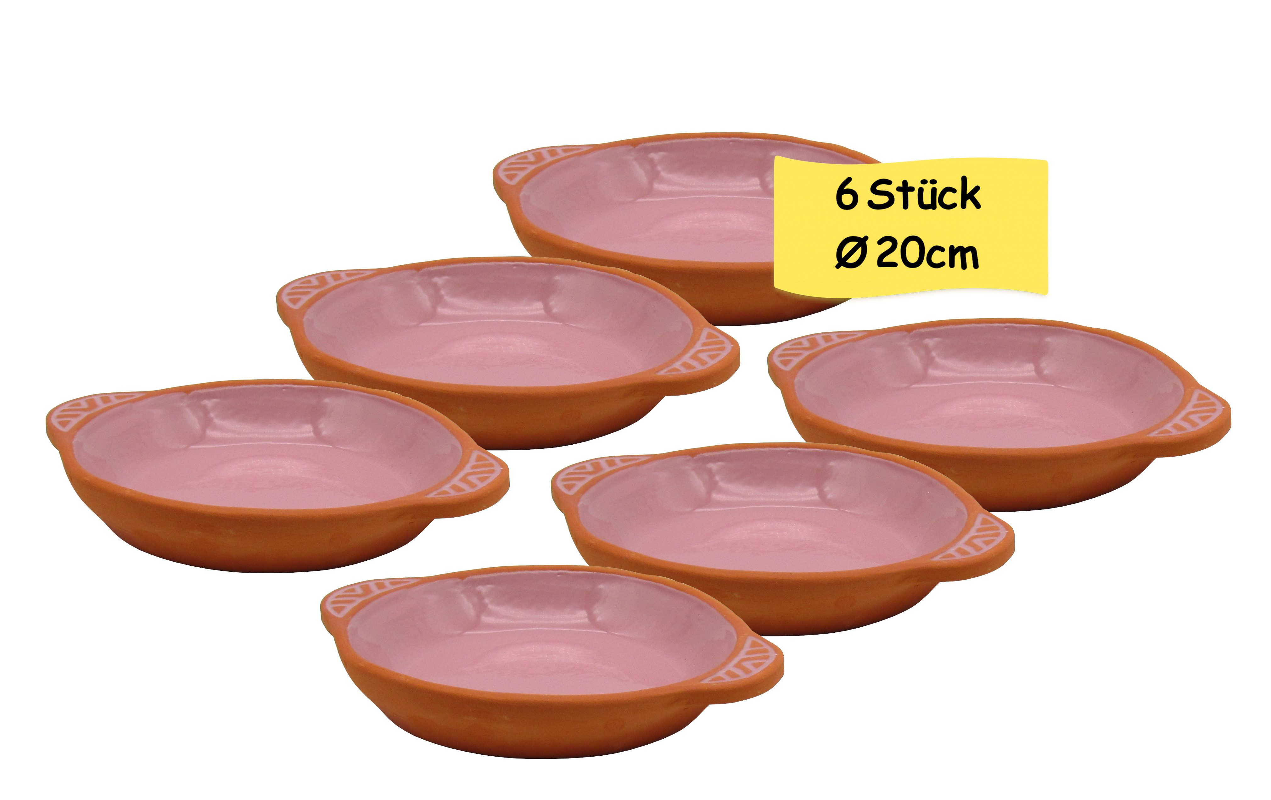 steinwohn Tapas-Schale Keramik Set Ø16 & Ø20 cm – 5 Farben, Mediterran, Spülmaschinengeeignet, Ofenfest, Mikrowellengeeignet