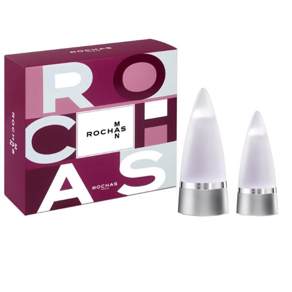 Rochas Duft-Set Man Eau De Toilette Spray 100ml Set 2 Artikel