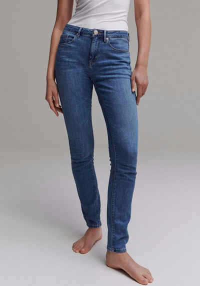 OPUS Skinny-fit-Jeans Elma in Used-Waschung