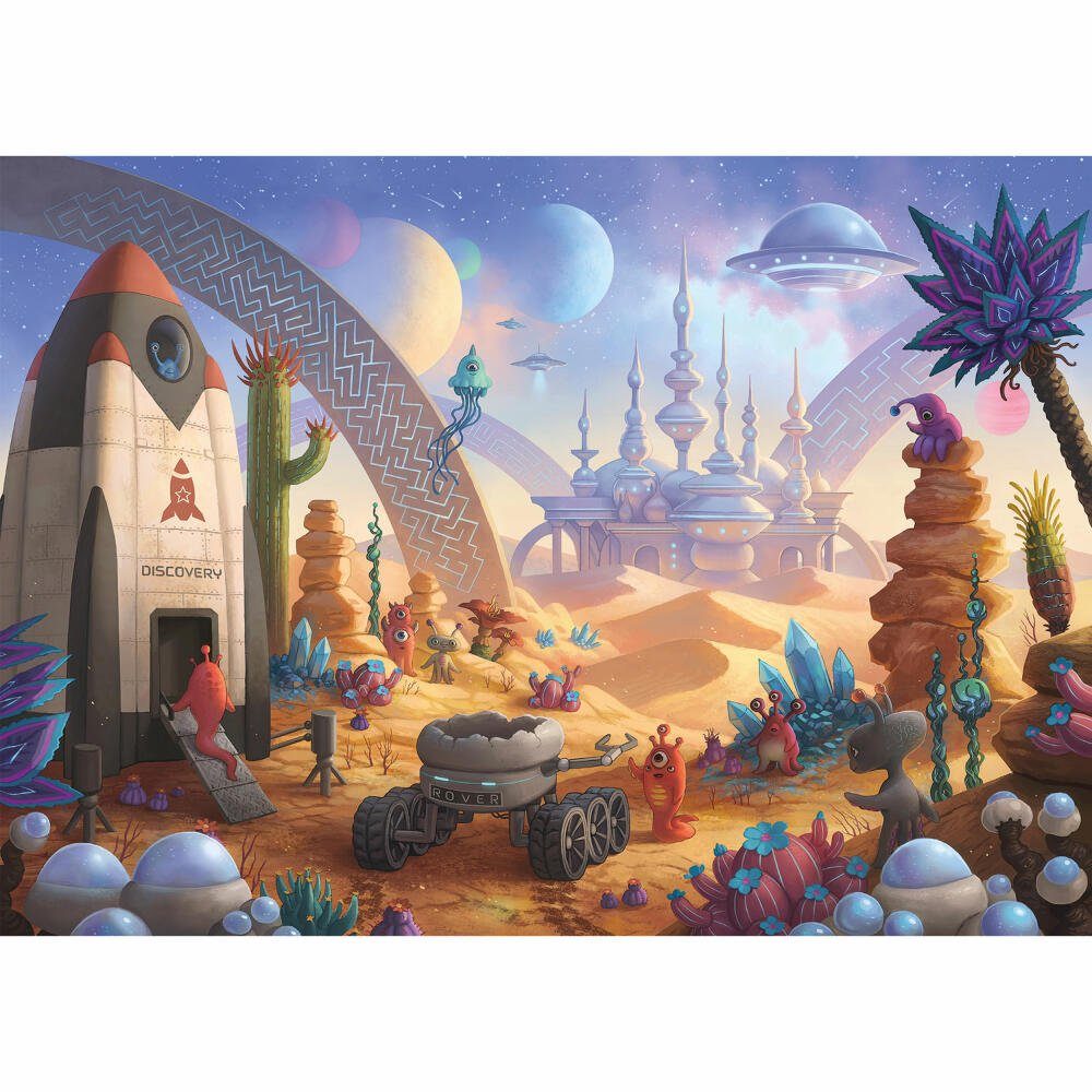 Ravensburger Puzzle Exit Die Weltraummission 368 Teile, Puzzleteile