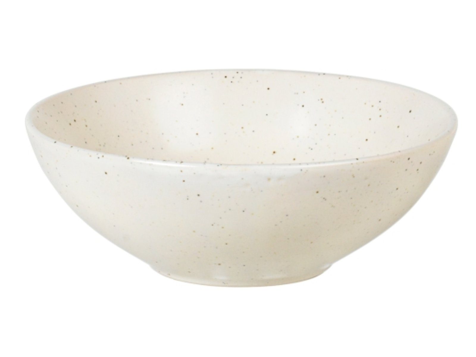 Broste Copenhagen Schale NORDIC VANILLA Schale 17 x 6 cm, Steinzeug, (Schüsseln & Schalen), Nordic Vanilla Schüssel