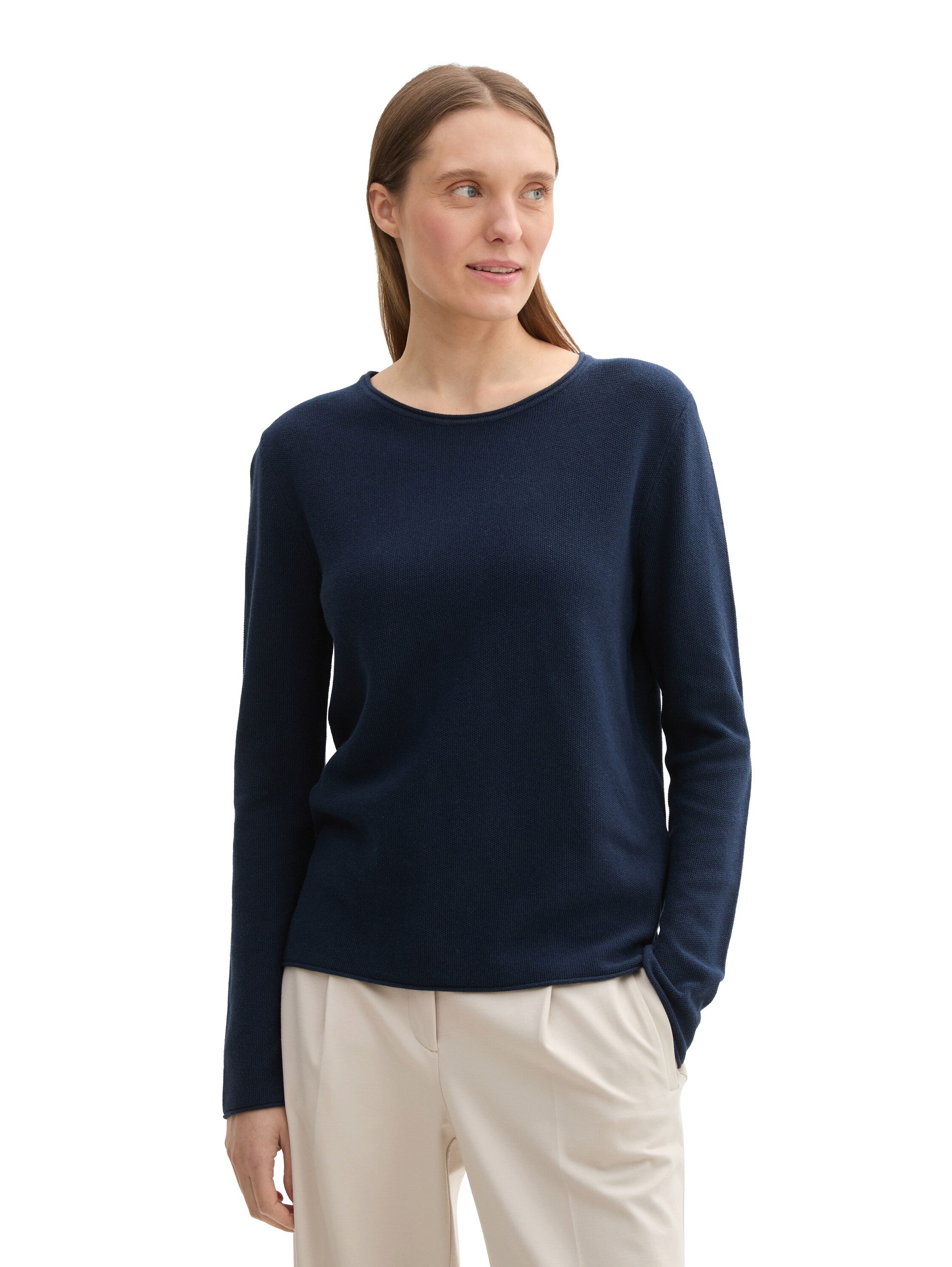 TOM TAILOR Strickpullover Otto mit Viskose günstig online kaufen