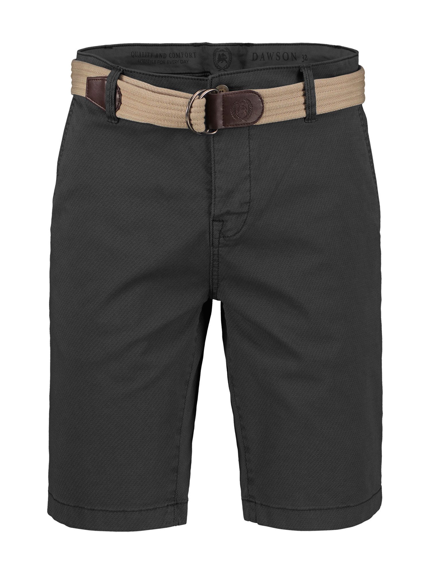LERROS Bermudas LERROS Chino-Bermuda mit Gürtel, in Großen Größen (Set)