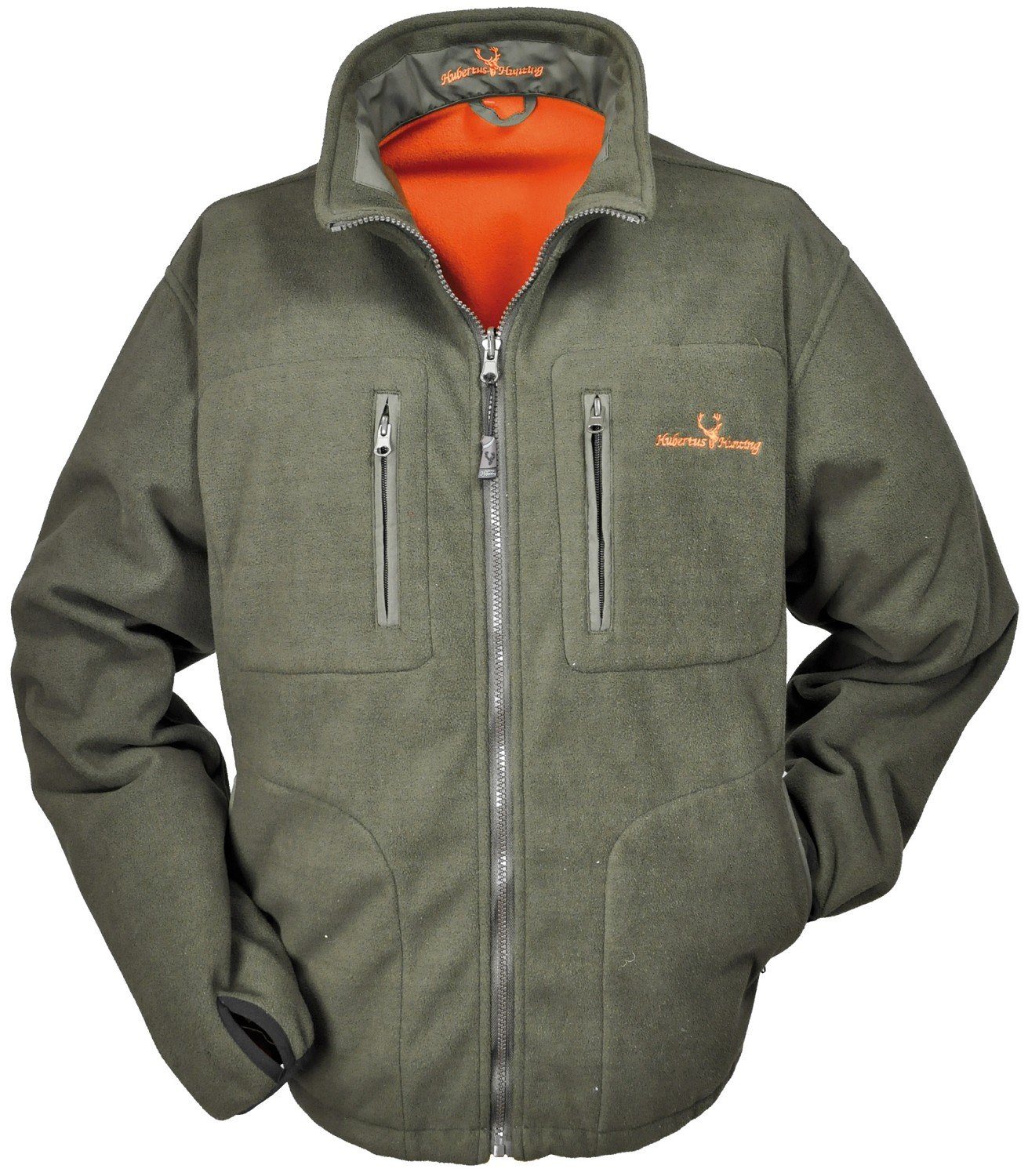 Hubertus® Hunting Outdoorjacke Wende-Fleecejacke "Helsinki" Jagdjacke Drückjagd von Oefele Jagd NEU