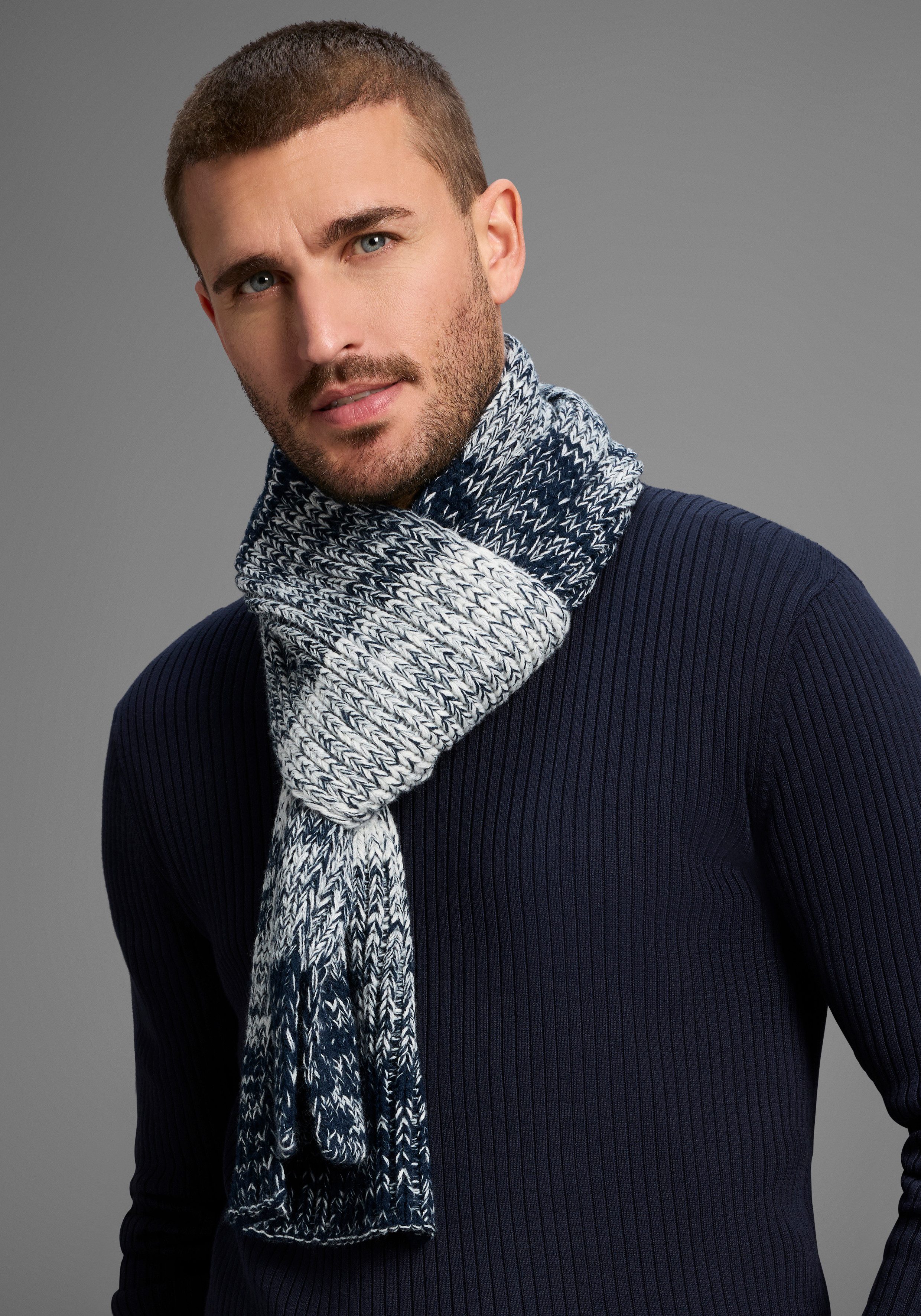 Man's World Schal, in auffälliger Melange-Optik günstig online kaufen