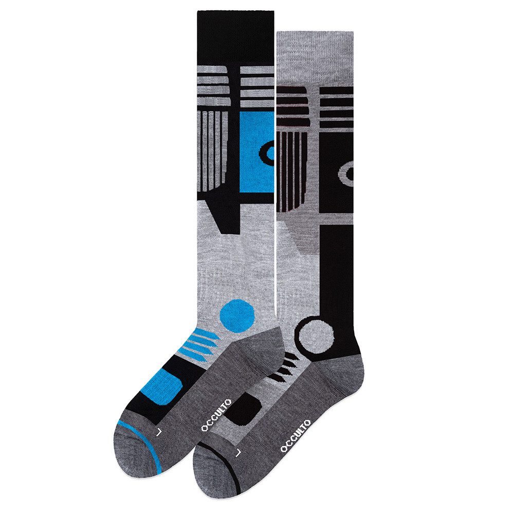 OCCULTO Skisocken Herren Skisocken 2er Pack (Modell: Felix) (2-Paar)