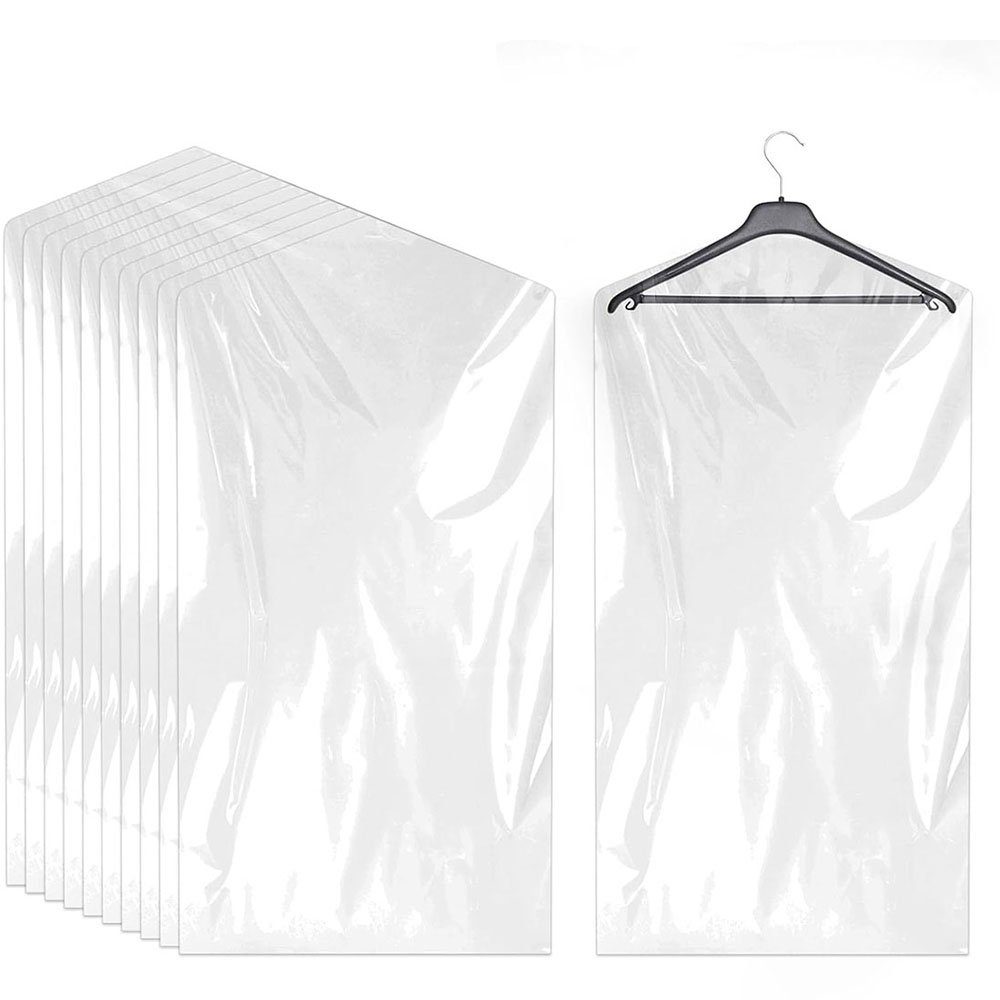 Kleidersack St) Kleiderhüllen Kunststoff CTGtree 20 (20 Stück Durchsichtige