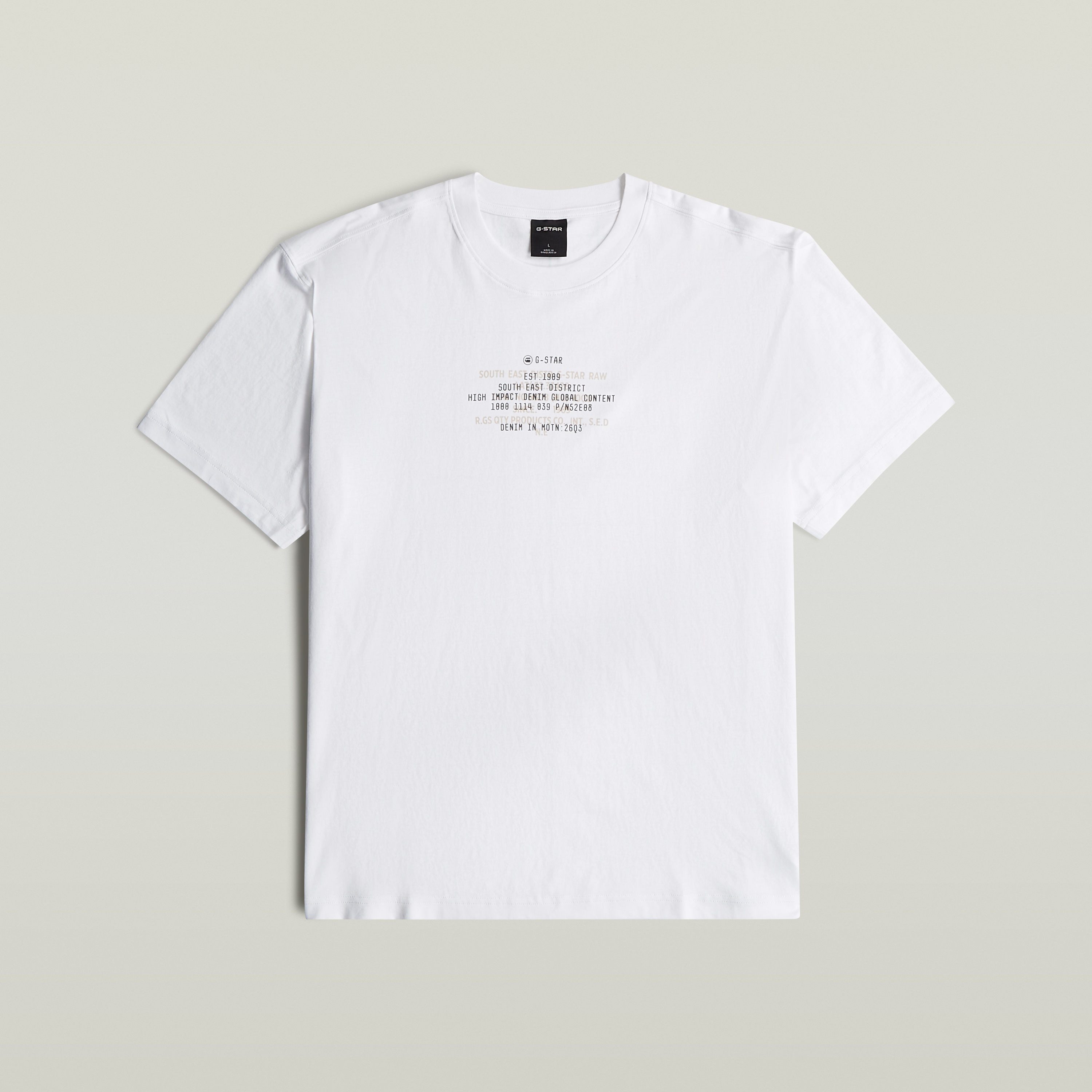 G-STAR T-Shirt Multi Text Relaxed