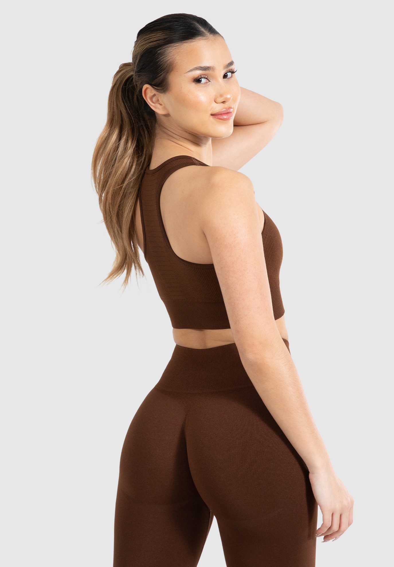 Smilodox Sport-BH Amaze Pro, Seamless Sport Bra Gerippter Stoff Fitness Yog günstig online kaufen