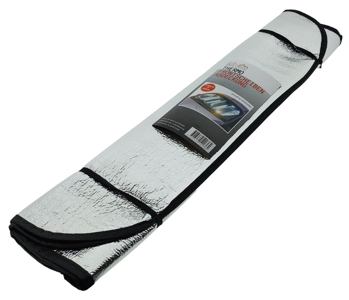 Best Choice Frontscheibenabdeckung Autoscheiben Sonnenschutz Frostschutz Silber 1300x600mm 1 Stk, 15 x 60,0000000000000 cm, (Einzelartikel, Einzelartikel), Autoscheibenabdeckung Windschutzscheibenabdeckung Frontscheibenabdecku