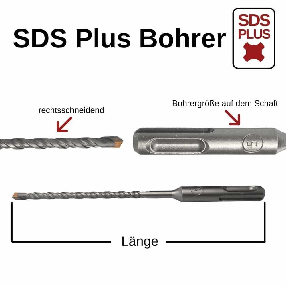 KLASEBO® Hammerbohrer SDS Plus Bohrer, Hammerbohrer, günstig online kaufen