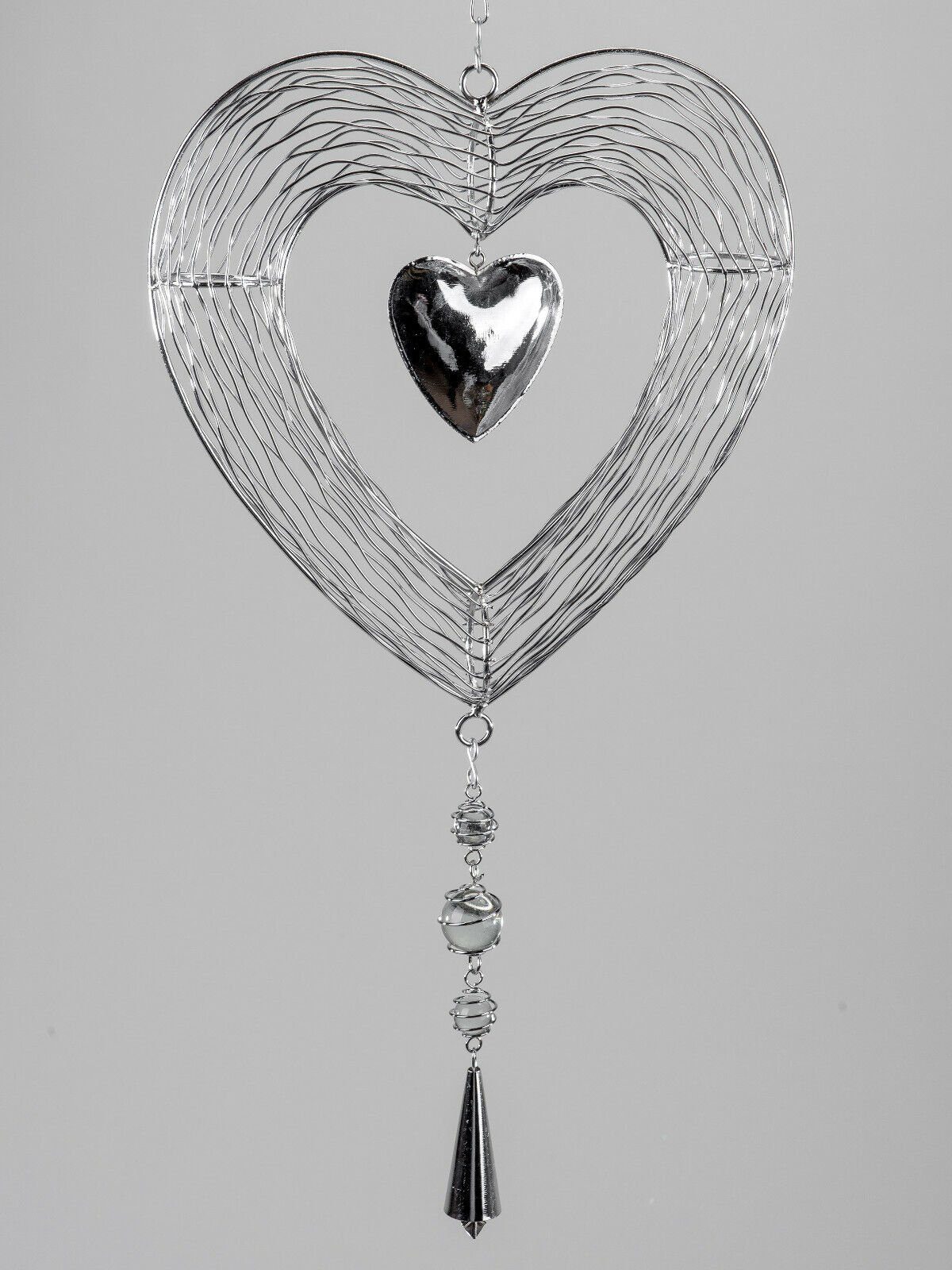 formano Dekohänger formano Dekohänger Hearts, Silber B:19cm H:19cm Metall günstig online kaufen