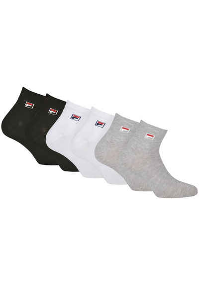 Fila Короткі шкарпетки (Packung, 6-Paar) Шкарпетки для кросівок mit Logo-Stickerei