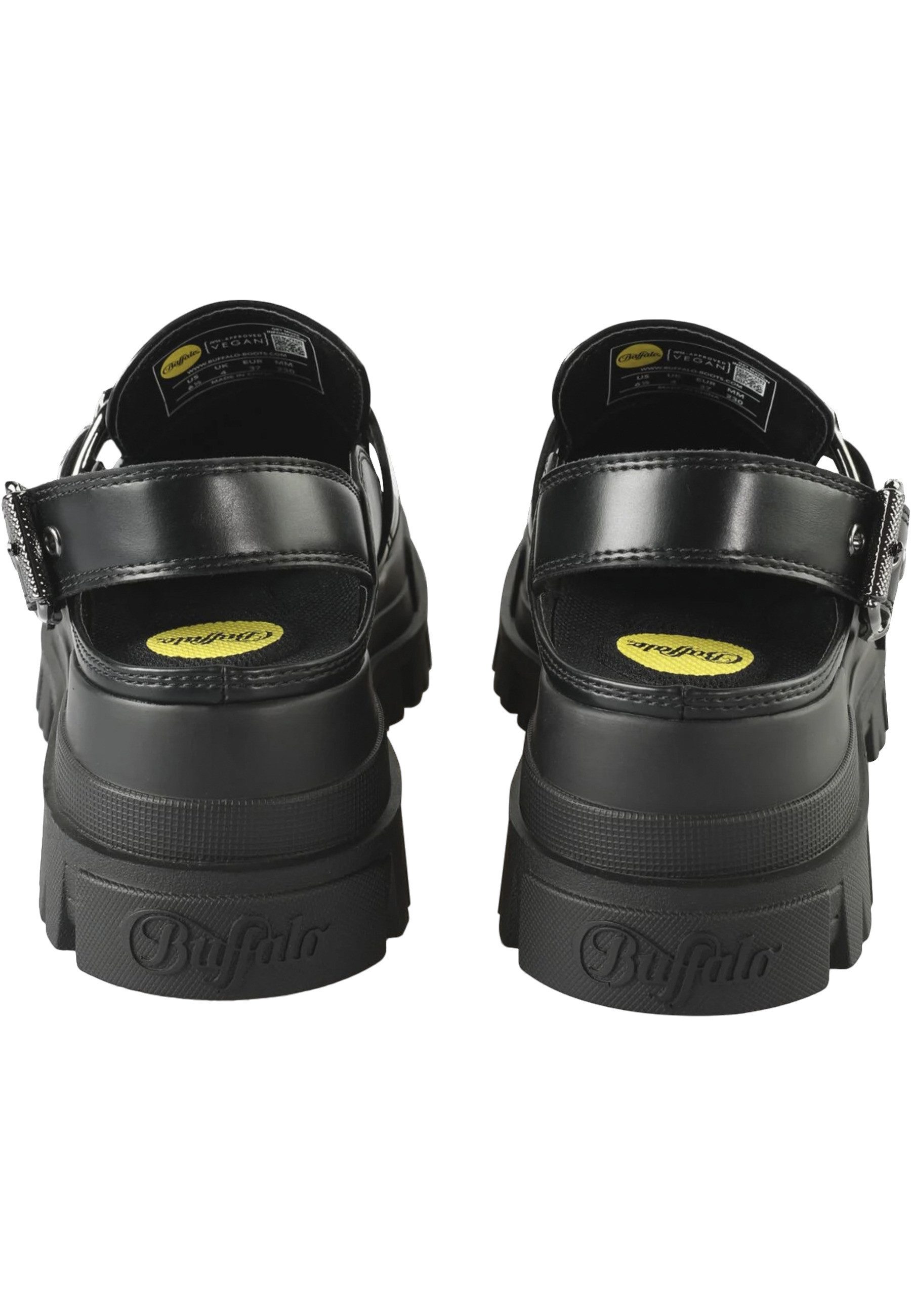 Buffalo Buffalo Damen Buffalo Aspah Clog Snd Vegan Box Sandale