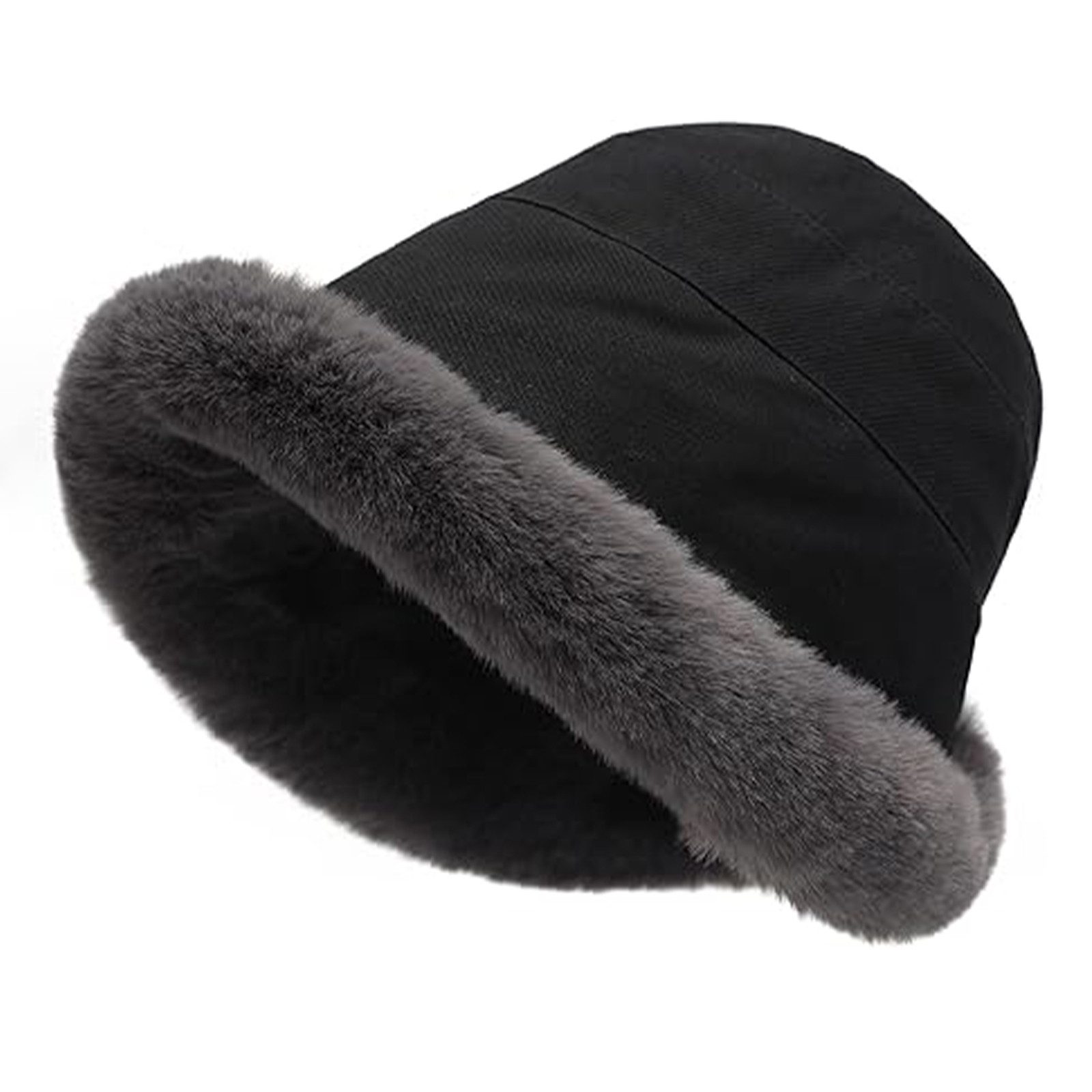 REDOM Fischerhut Warmer Winter-Bucket-Hat Wintermütze Damenmütze (modisch bequeme Passform verschiedene Farben, 1-St., Bequeme Passform für Kopfumfang von ca. 55–59 cm) Ideale Geschenkidee für Herbst- und Wintersaison