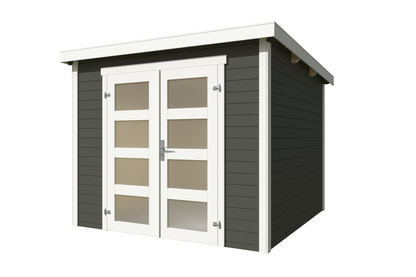 Thumbnail - Nordic Holz Gartenhaus Zambezi 4, BxT: 270x274,7 cm, mit Milchglasverglasung