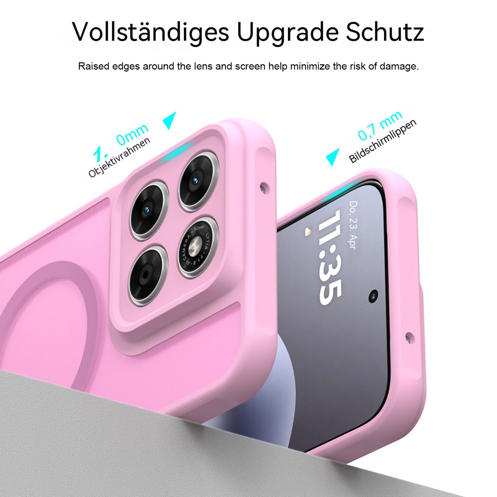 betterfon Handyhülle für Motorola Modelle,Magsafe Hülle Magnet Case, Magnetisches Laden, kompatibel mit kabellosem Ladezubehör – Bild 3 von 5