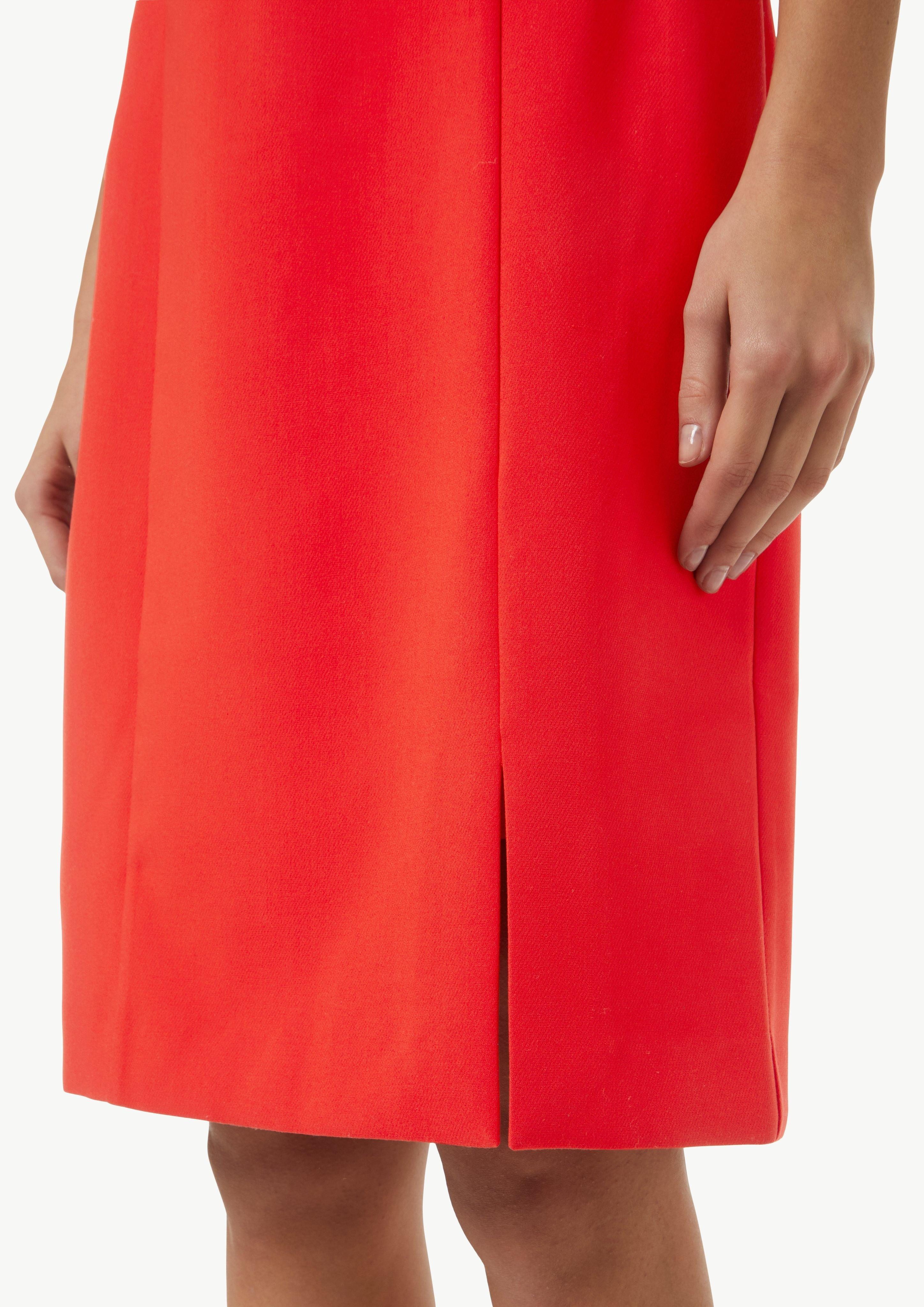 Comma Minikleid Kleid mit U-Boot-Ausschnitt und günstig online kaufen