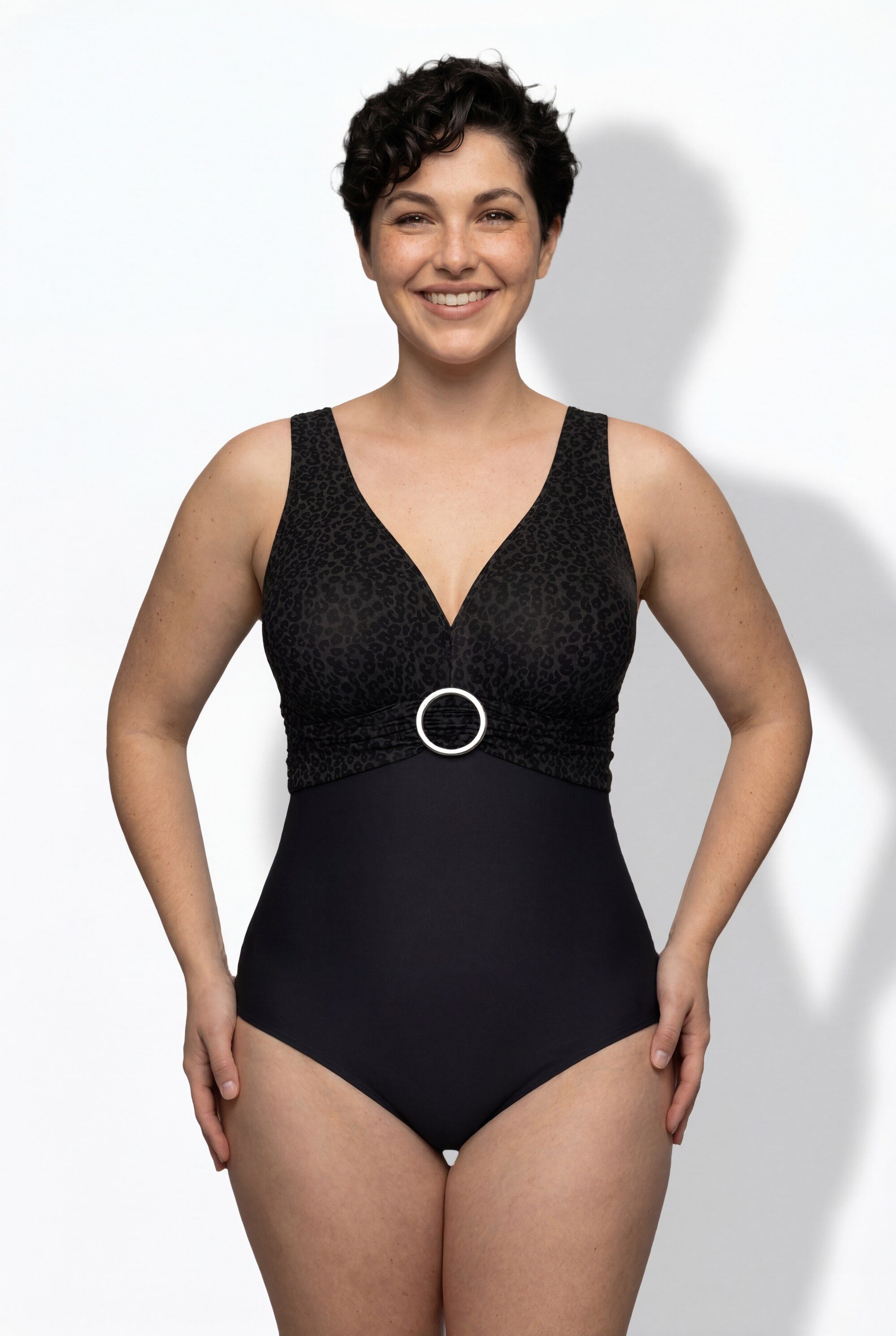 Badeanzug Badeanzug Zierring Softcups