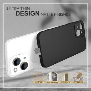 Nalia Smartphone-Hülle Apple iPhone 14, Ultra Dünne 0,5mm Hülle / Mattes Hardcase / Silk Touch / Extra Leicht