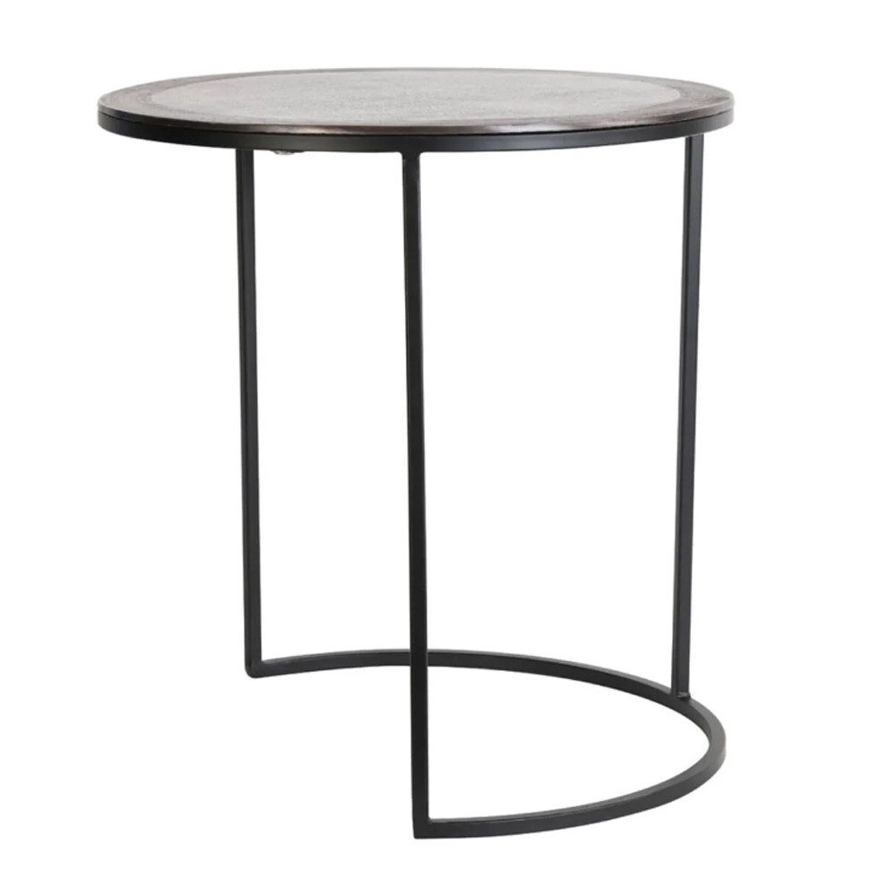 Light & Living Beistelltisch Beistelltisch Säule TALCA Light & Living 2er Set Antik Kupfer-Schwarz (2er Set), 2er Set